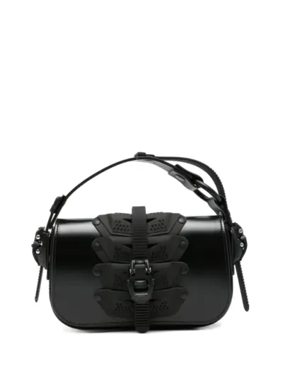 Innerraum buckle-fastening panelled tote bag - Black