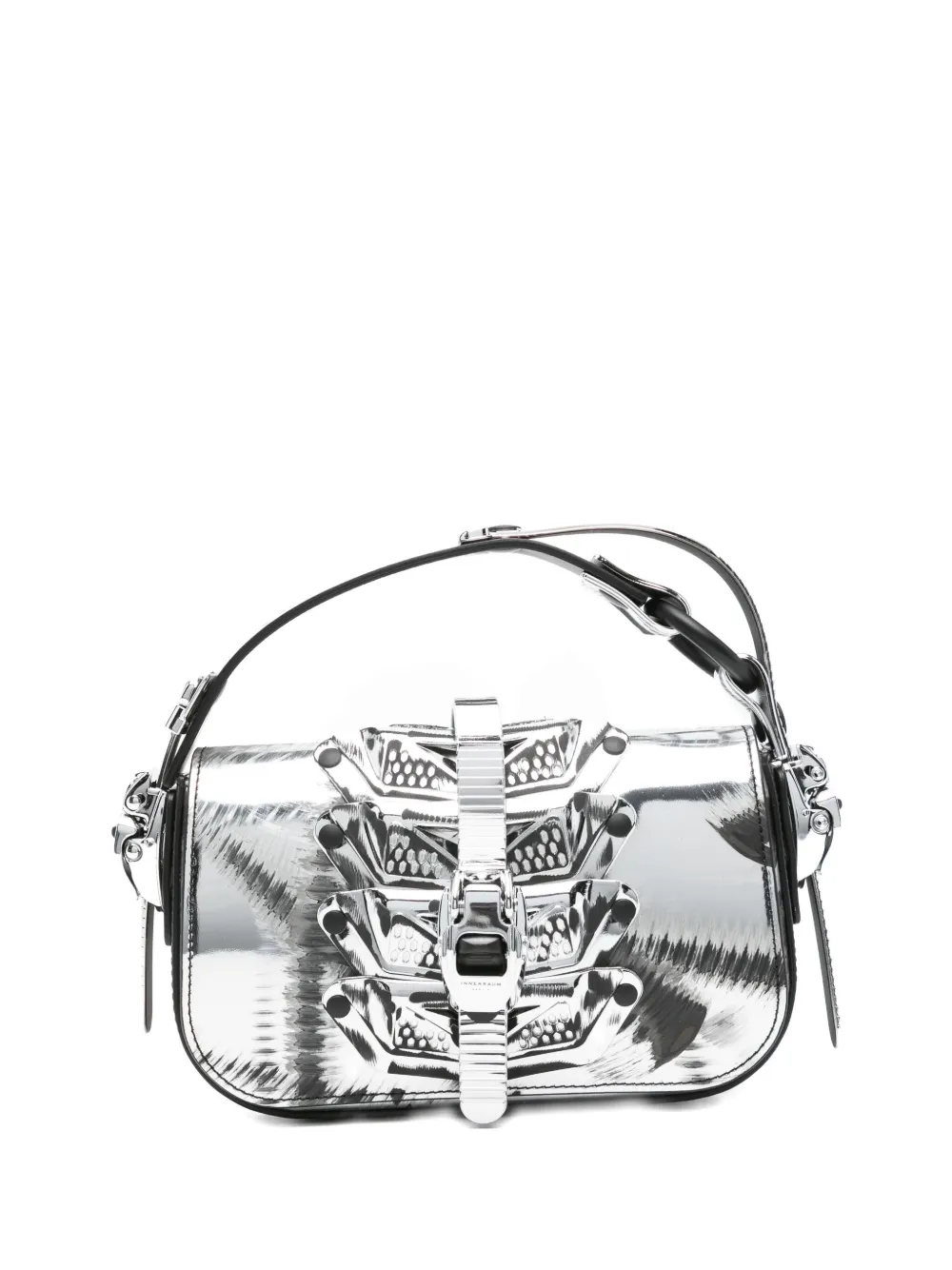 Innerraum metallic-buckle patterned tote bag - Silver