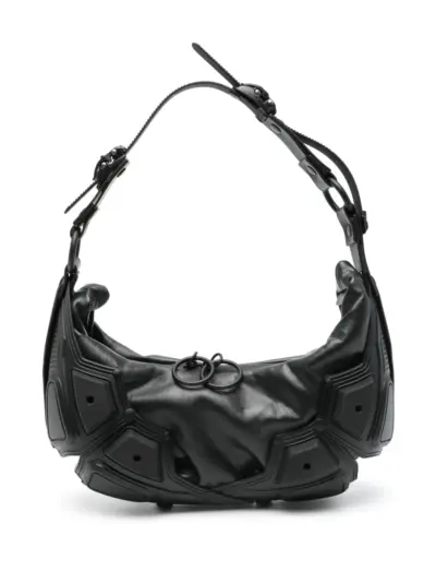 Innerraum small Half Moon shoulder bag - Black