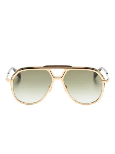 Jacques Marie Mage double-bridge sunglasses - Gold