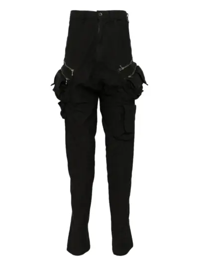 Julius Tactical drop-crotch pants - Black