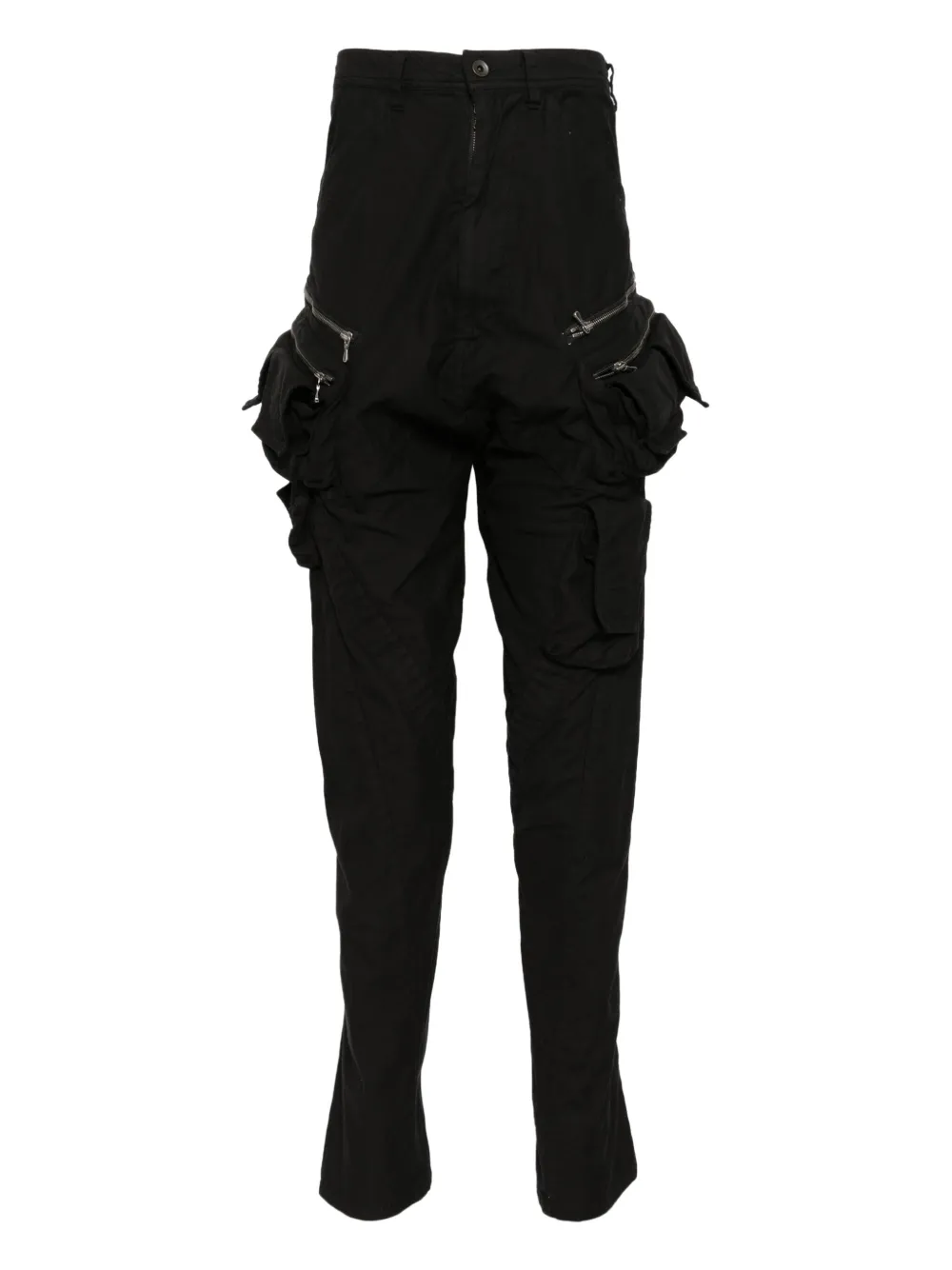 Julius Tactical drop-crotch pants - Black