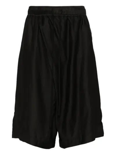 Julius Umbra drop-crotch shorts - Black
