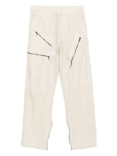 Julius flight buggy trousers - White