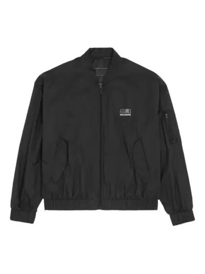 MM6 Maison Margiela X Salomon x Salomon numbers-print jacket - Black