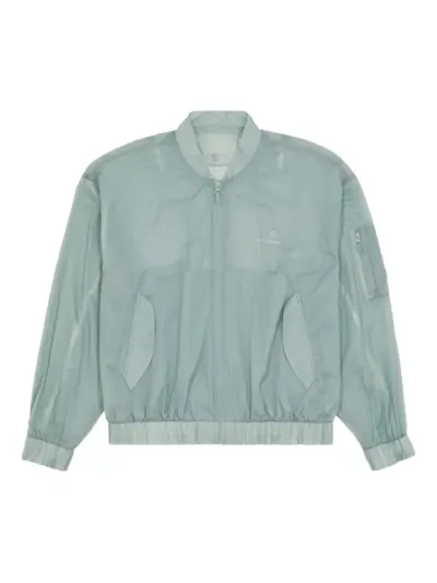 MM6 Maison Margiela X Salomon x Salomon numbers-print jacket - Blue