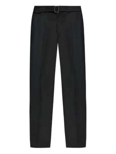 MM6 Maison Margiela belted trousers - Black