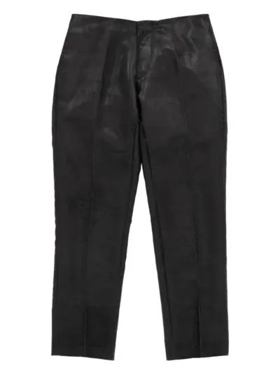 MM6 Maison Margiela creased trousers - Black