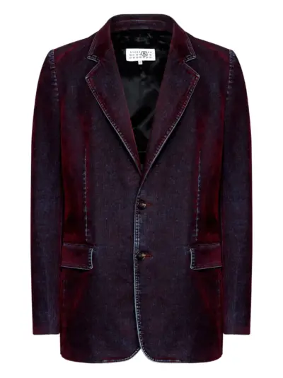 MM6 Maison Margiela denim blazer - Purple