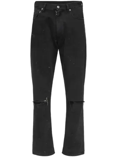 MM6 Maison Margiela distressed jeans - Black