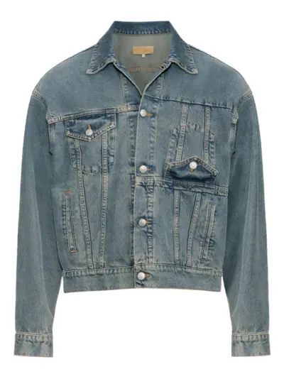 MM6 Maison Margiela flap-pocket denim jacket - Blue