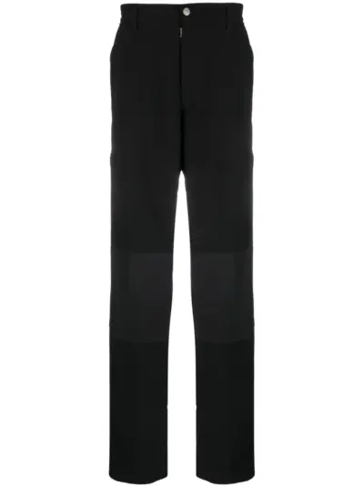 MM6 Maison Margiela panelled straight-leg cargo trousers - Black