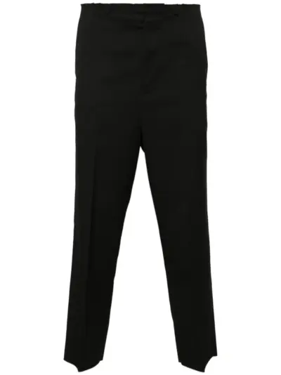 MM6 Maison Margiela single-stitch logo trousers - Black