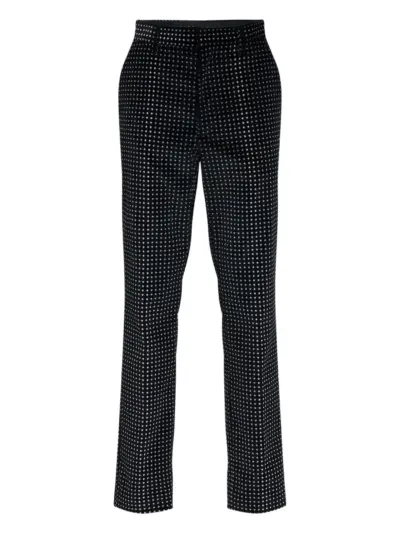 MM6 Maison Margiela star-print tailored trousers - Black