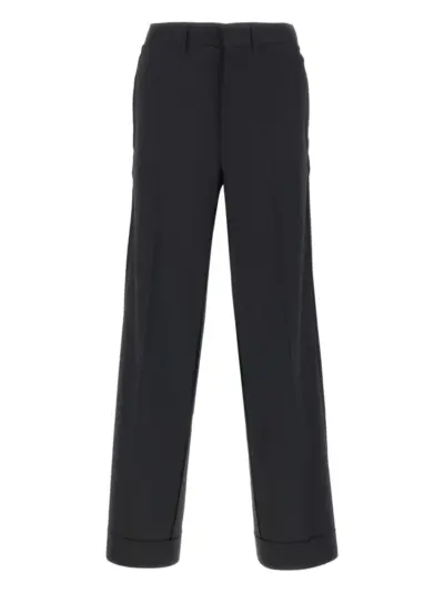 MM6 Maison Margiela virgin wool-blend trousers - Black