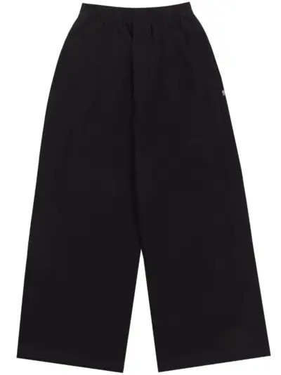 MM6 Maison Margiela wide-leg jersey track pants - Black