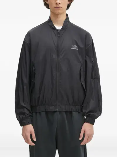 MM6 Maison Margiela x Salomon Numbers-motif jacket - Black