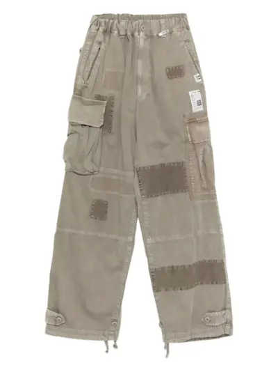 Maison MIHARA YASUHIRO cotton cargo trousers - Grey