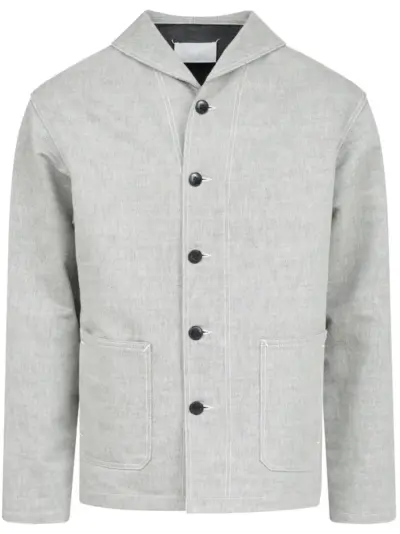 Maison Margiela button-down cotton jacket - Neutrals