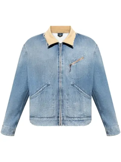 Maison Margiela denim bomber jacket - Blue