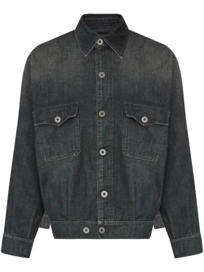 Maison Margiela denim shirt jacket - Black
