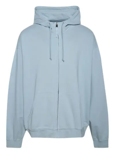 Maison Margiela hooded zip-up jacket - Blue