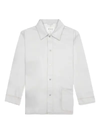 Maison Margiela selvedge-denim jacket - White
