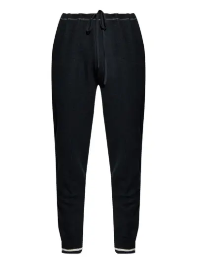 Maison Margiela side-zip wool trousers - Black