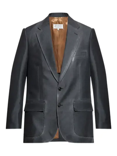 Maison Margiela single-breasted jacket - Grey