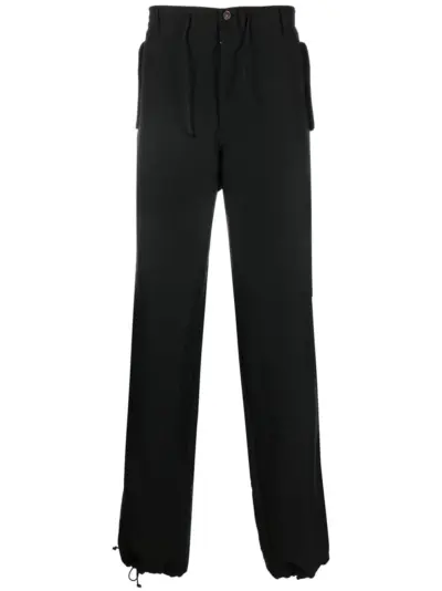 Maison Margiela straight-leg cargo trousers - Black