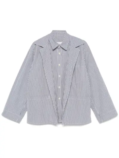 Maison Margiela striped jacket - Blue