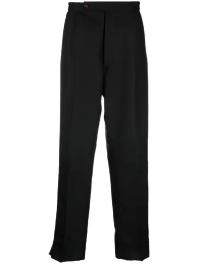 Maison Margiela tailored mohair trousers - Black