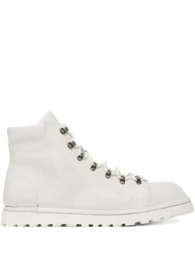 Marsèll lace-up leather boots - White