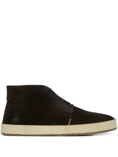 Marsèll lace-up suede boots - Brown