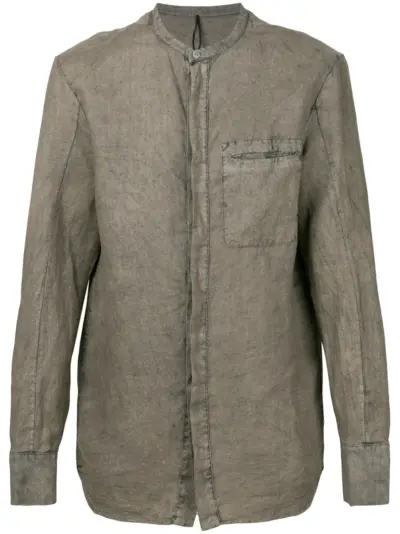 Masnada crease effect shirt - Grey