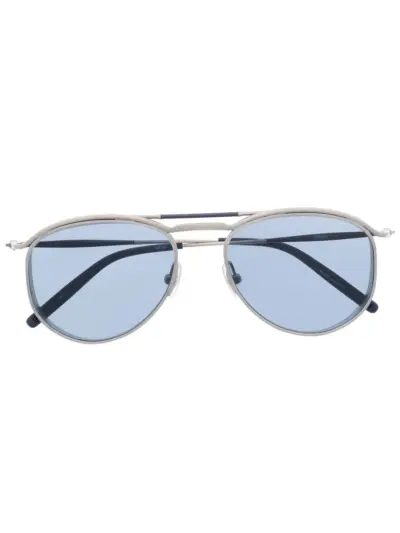 Matsuda M3122 pilot-frame sunglasses - Silver