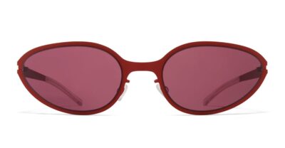 Mykita Bear - Burnt Orange / Bordeaux Solid Lens Sunglasses