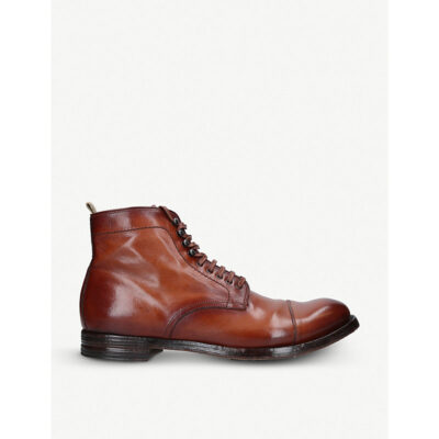 Officine Creative Mens Officine Creative Anatomia 16 Leather Ankle Boots