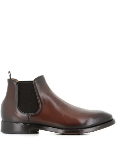 Officine Creative leather Chelsea boots - Brown