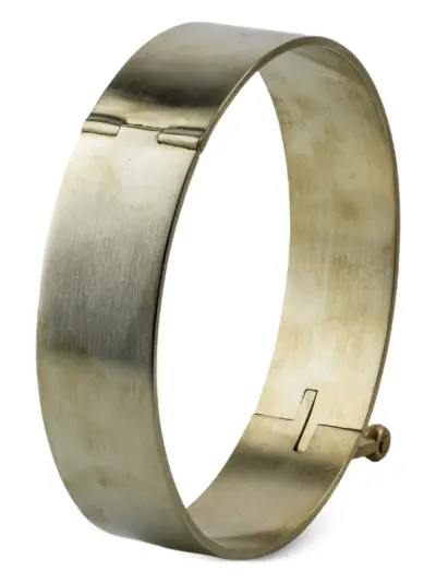 Parts of Four hinged neck cuff - Gold