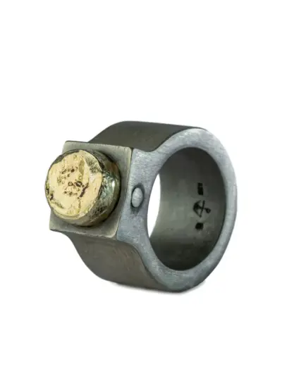 Parts of Four sterling silver Sahara ring