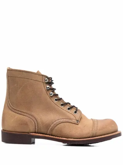 Red Wing Shoes Iron Ranger boots - Brown