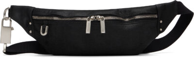 Rick Owens Black Concordians Geo Bumbag Pouch