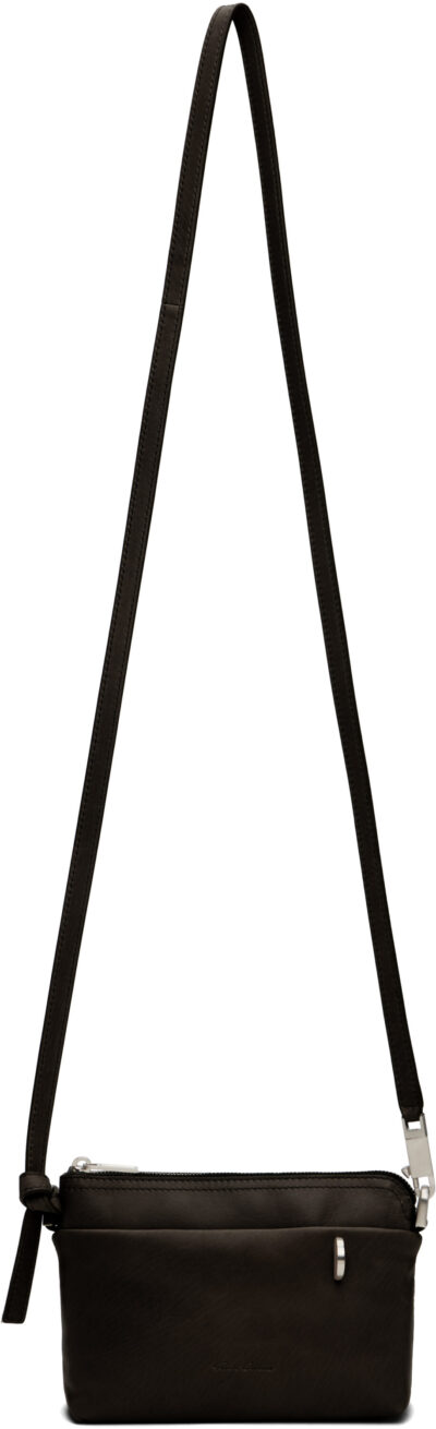 Rick Owens Black Concordians Small Adri Bag