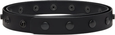 Rick Owens Black Concordians Snap Belt