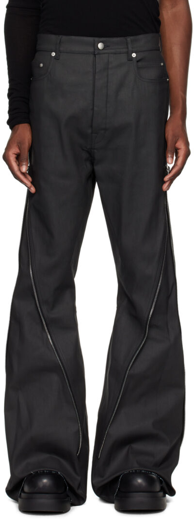 Rick Owens Black Porterville Bolan Banana Jeans