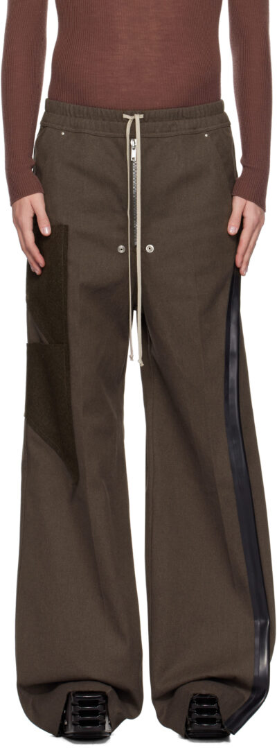 Rick Owens Brown Porterville Wide Bela Jeans