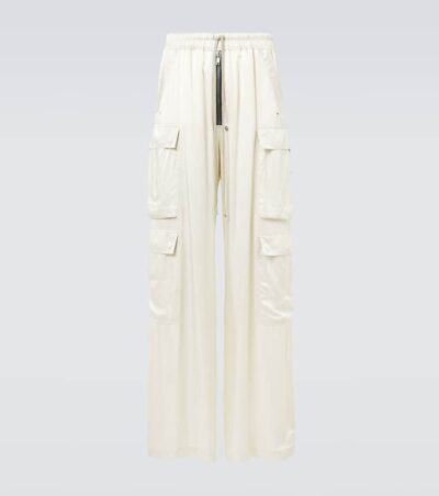 Rick Owens Cargobelas charmeuse cargo pants