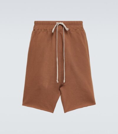 Rick Owens Cotton jersey shorts