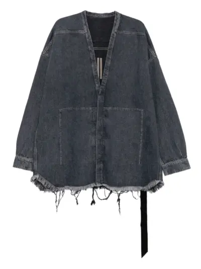 Rick Owens DRKSHDW cotton denim jacket - Grey